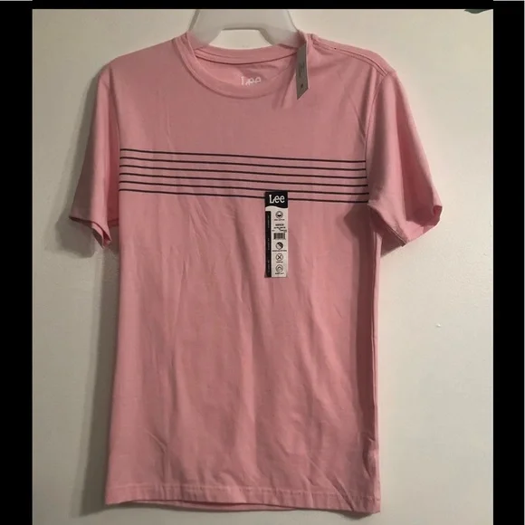 Lee men's classic fit t-shirts pink XS - Picture 1 of 2